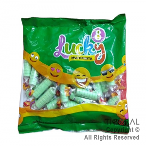 PASTILLAS LUCKY 8 SABOR MULTIFRUTA x 200GR